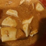 おでんの残りで簡単カレー